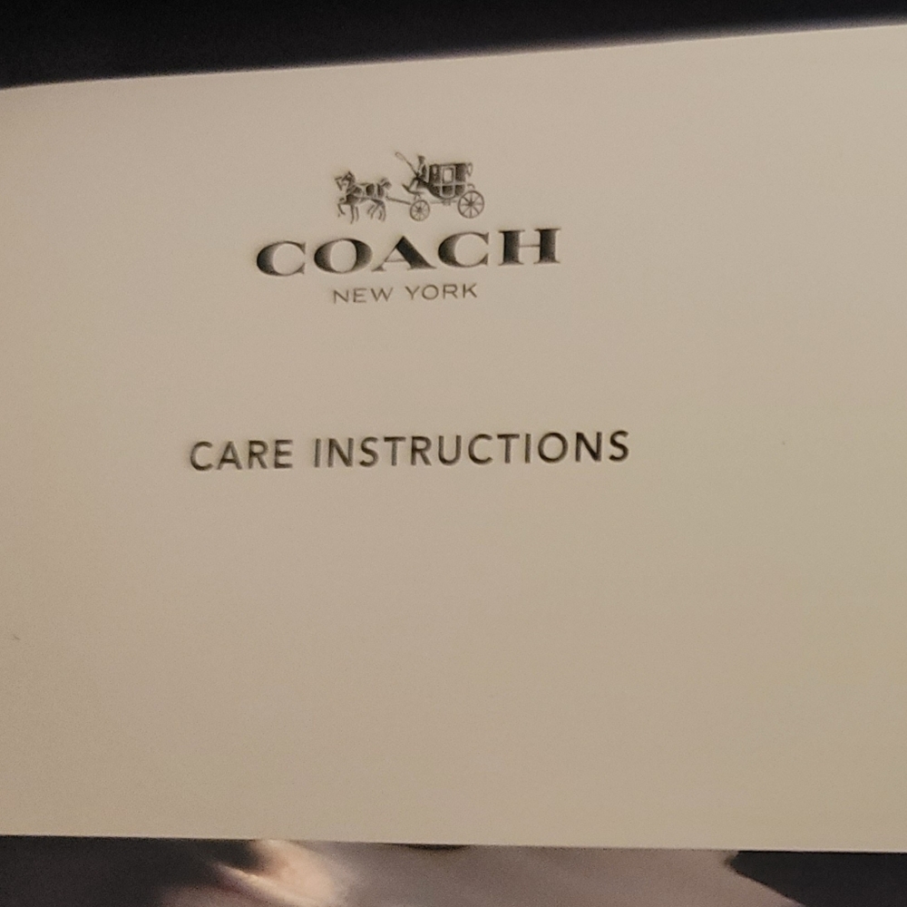*SOLD*                        Coach Signature Logo Handcrafted Accessory - Picture 6 of 9